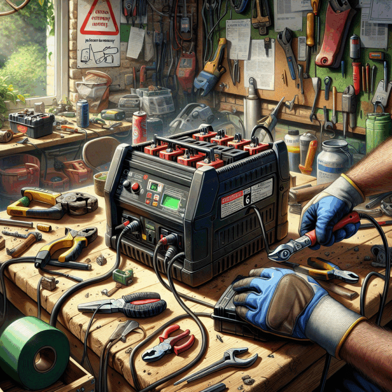 Rugged rapid chargers for contractors powering multiple Makita 18V batteries on a professional UK jobsite workbench.